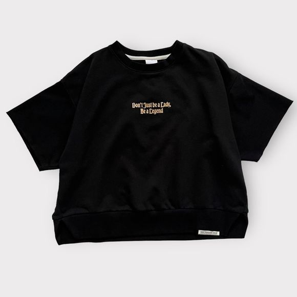 Nike Standard Issue Basketball Top Small Black Gold Women Lady Legend Sweatshirt - Picture 10 of 13